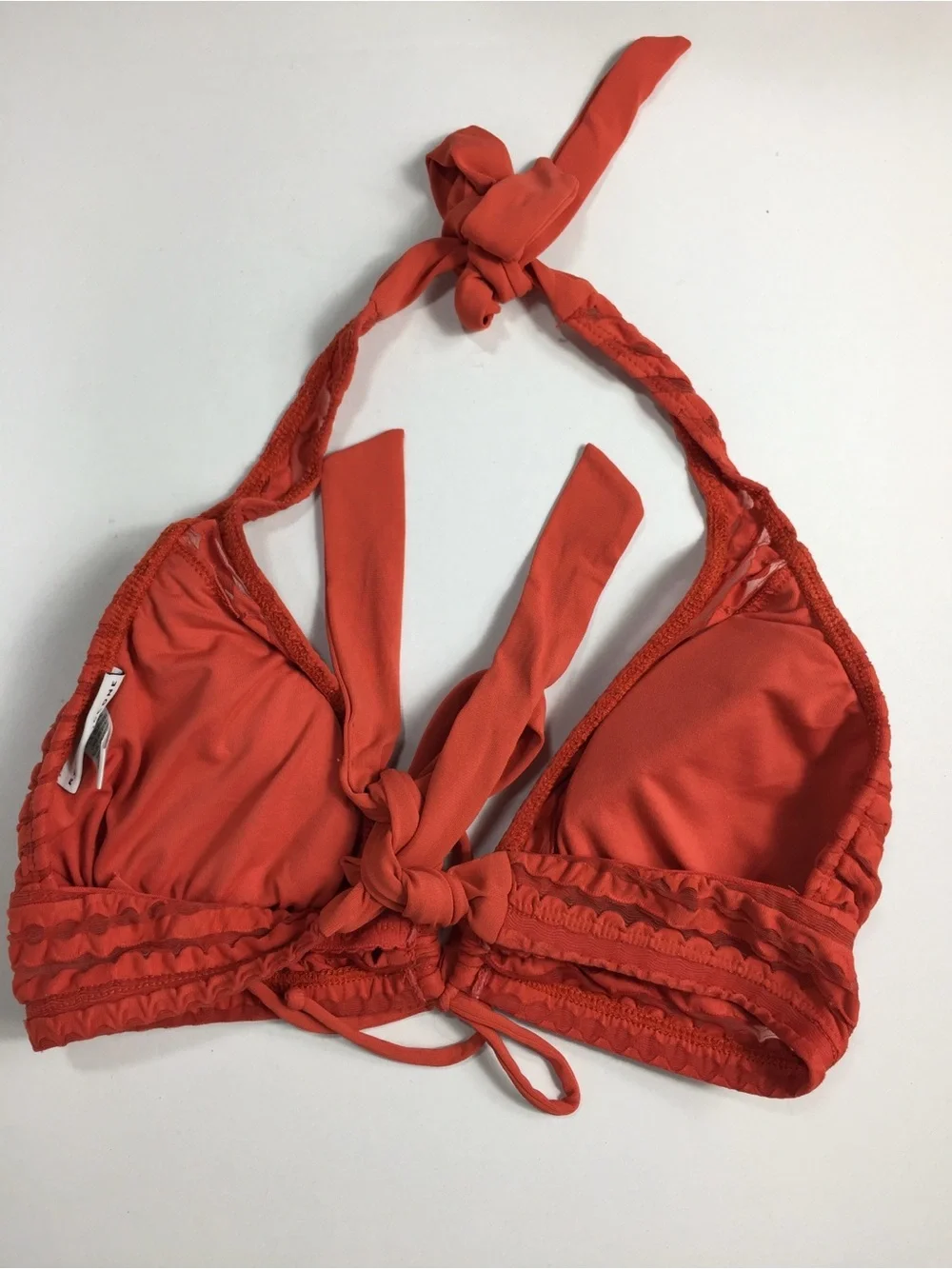 Robin Piccone Carly Keyhole Bikini Top in Pimento